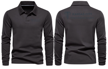 KANSAS AIRPORT LONG SLEEVE POLO